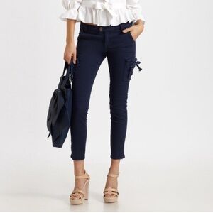 RED VALENTINO cargo zip pants